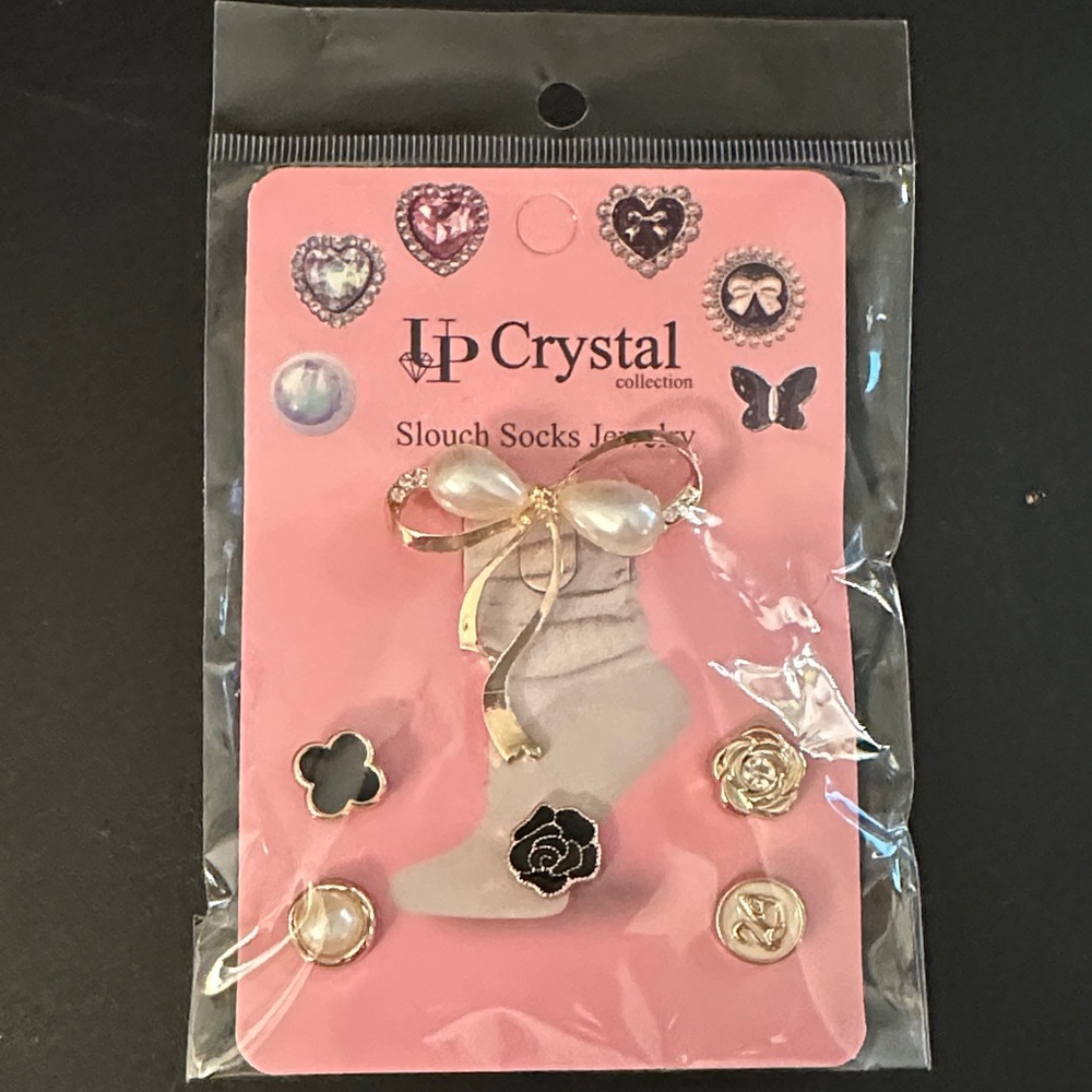 LP Crystal Pin Jewelry Set - Set of 2 - Picture 3 of 4